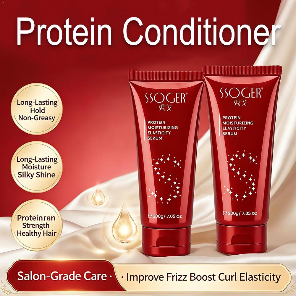 Hair Care Heat Protectant - เซรั่มบำรุงผมโปรตีน ไม่ต้องล้างออก ช่วยเพิ่มความชุ่มชื้น บำรุงและปรับสภาพเส้นผม ควบคุมผมชี้ฟูและปกป้องผมจากความร้อน มาส์กผมเพื่อผมเรียบลื่น
