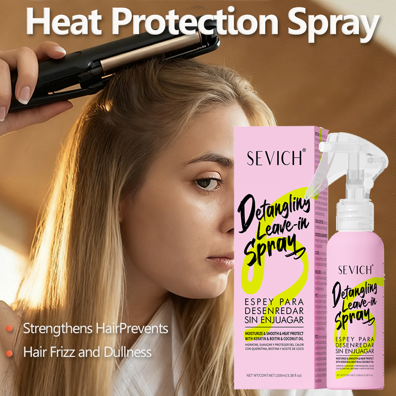 Hair Care Heat Protectant - สเปรย์ป้องกันความร้อน เซรั่มป้องกันความร้อน บำรุงผม ปกป้องผมจากความร้อน ครีมนวดผม สำหรับผู้หญิง
