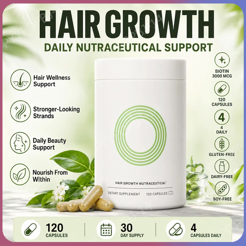 Hair Care Daily - แคปซูลบำรุงเส้นผมสมุนไพร ผสมไบโอตินและสารสกัดจากพืช บำรุงเส้นผมให้แข็งแรง สวยงาม ดูมีสุขภาพดี