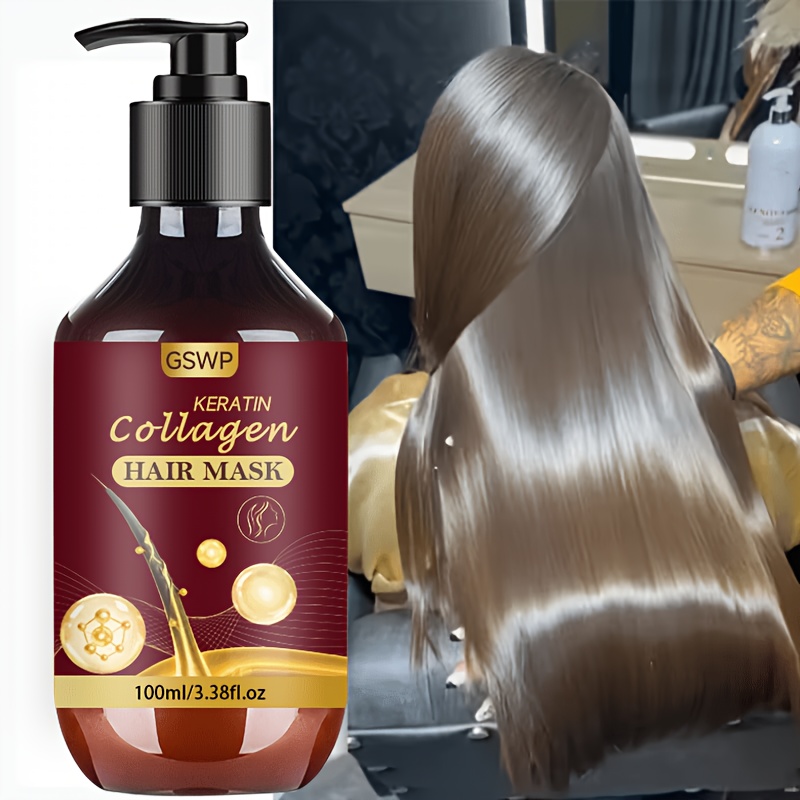 Hair Care Heat Protectant - GSWP คอลลาเจน เคราติน แฮร์ มาส์ก บำรุงและเติมความชุ่มชื้น