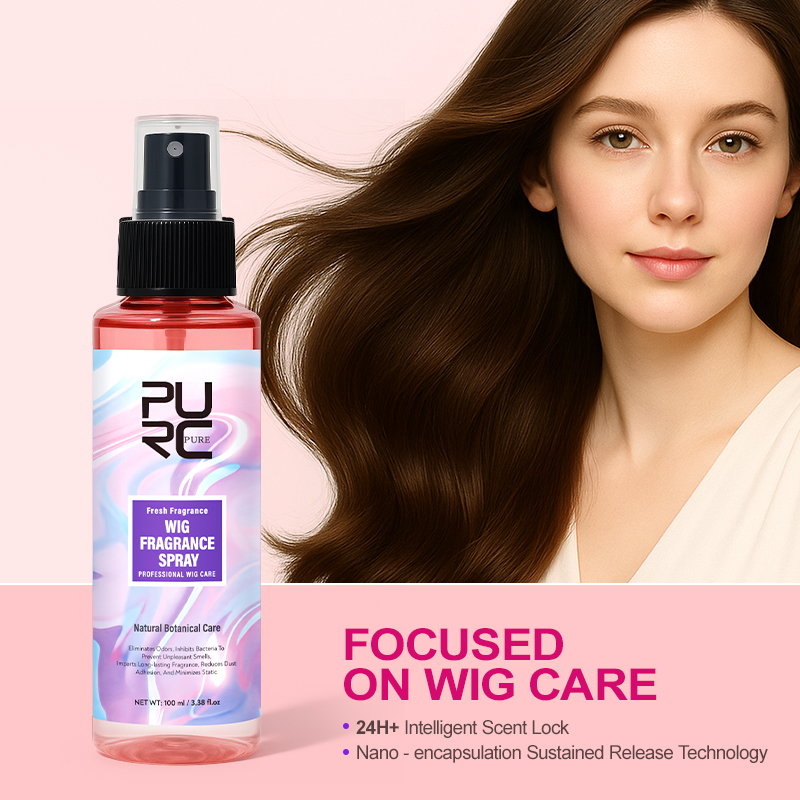 Hair Care Zinc - PURC PURC สเปรย์น้ําหอมวิกผมลบกลิ่น Smoothing Shiny Wigs