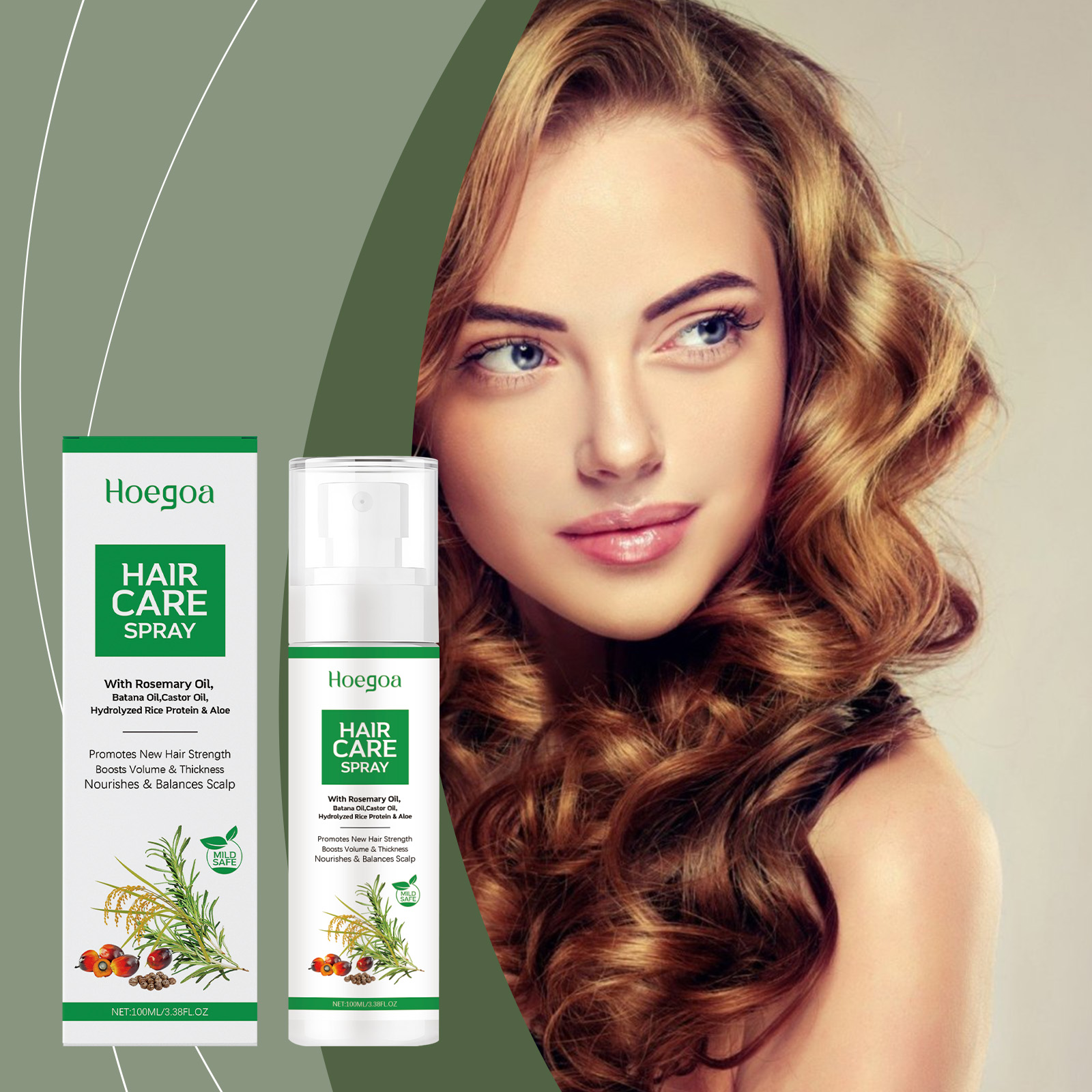 Hair Care Essence - โฮโกอา สเปรย์บำรุงหนังศีรษะ สูตรอ่อนโยน สำหรับผมแห้ง ช่วยฟื้นบำรุงเส้นผมให้นุ่มลื่น บำรุงหนังศีรษะ