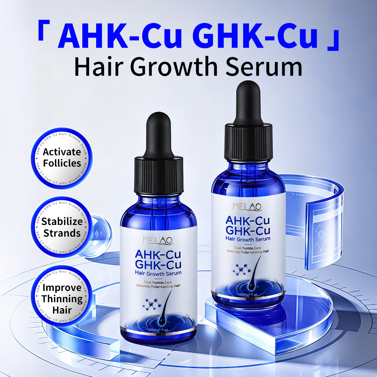 เซรั่มปลูกผมคู่เปปไทด์ทองแดง 3 - Hair Care Elseve บทวิจารณ์และราคา
