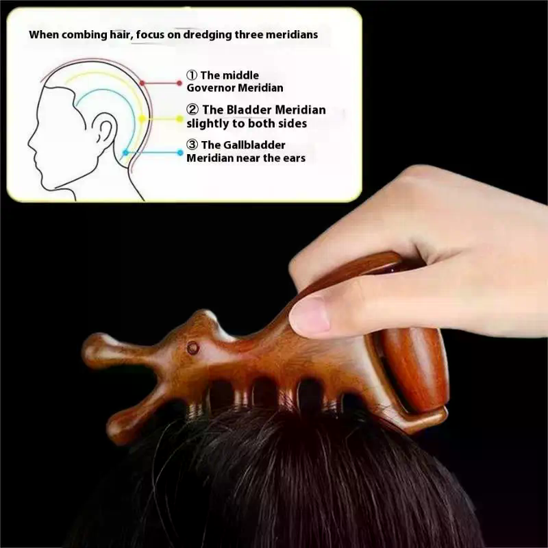 หวีไม้สำหรับนวดศีรษะ กระตุ้นจุ - Hair Care Elseve บทวิจารณ์และราคา