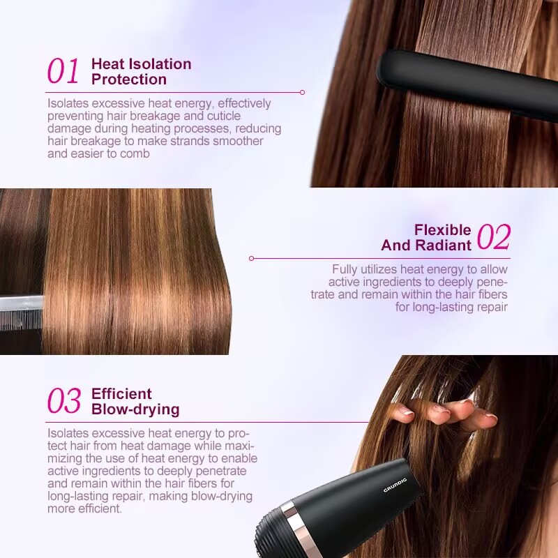 สเปรย์ป้องกันความร้อน PURC ผสม - Hair Care Heat Protectant บทวิจารณ์และราคา
