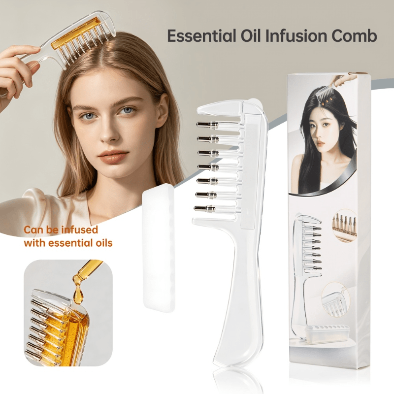 หวีใสสำหรับน้ำมันหอมระเหย หวีส - Hair Care Essence บทวิจารณ์และราคา