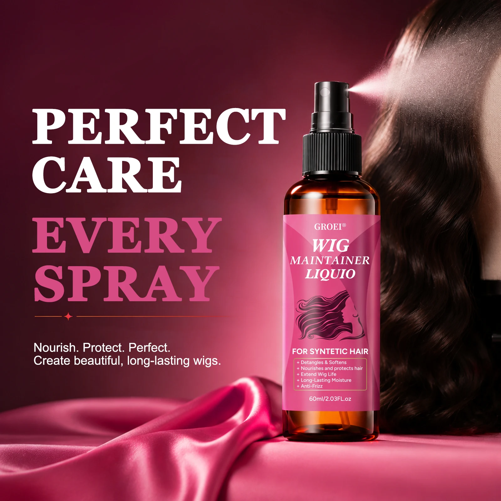 สเปรย์บำรุงวิกผมป้องกันผมชี้ฟู - Hair Care Spray บทวิจารณ์และราคา
