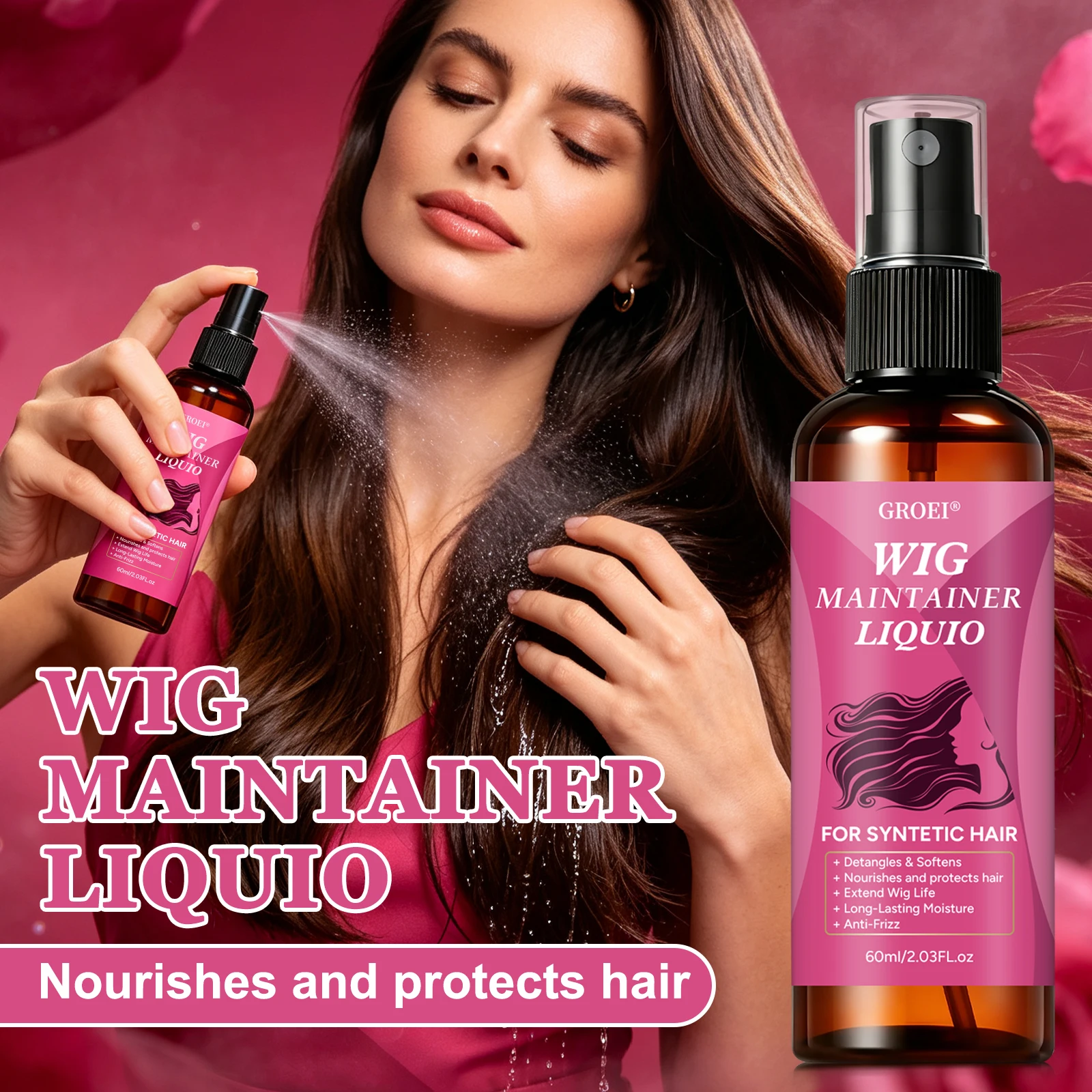 สเปรย์บำรุงวิกผมป้องกันผมชี้ฟู - Hair Care Spray บทวิจารณ์และราคา