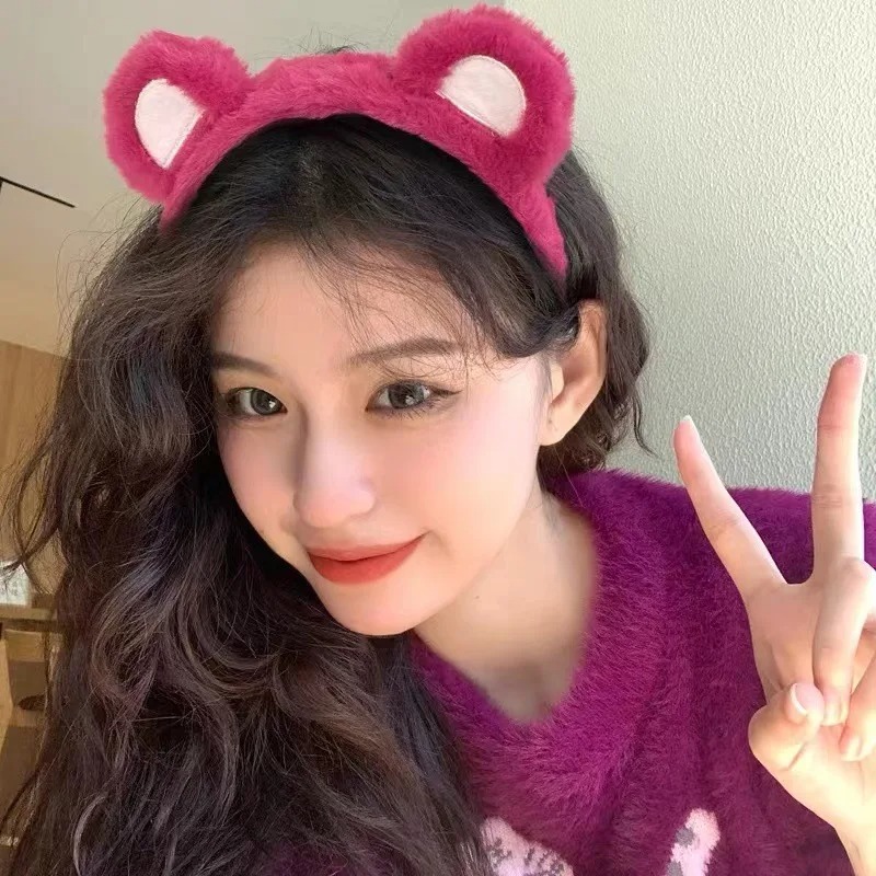 1-5 ชิ้น ที่คาดผมลายหมีสตรอว์เ - Hair Care Daily บทวิจารณ์และราคา