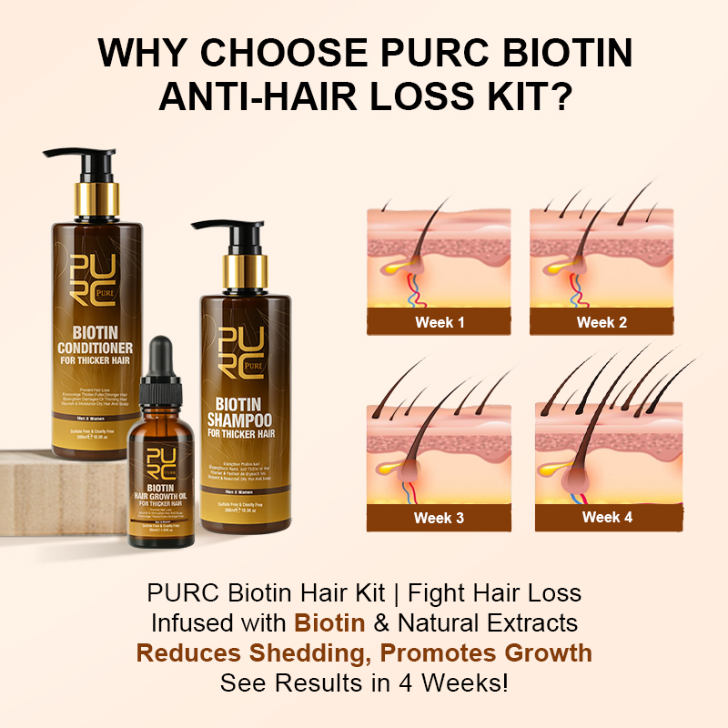 PURC Biotin Hair Growth Oil แช - Hair Care Elseve บทวิจารณ์และราคา