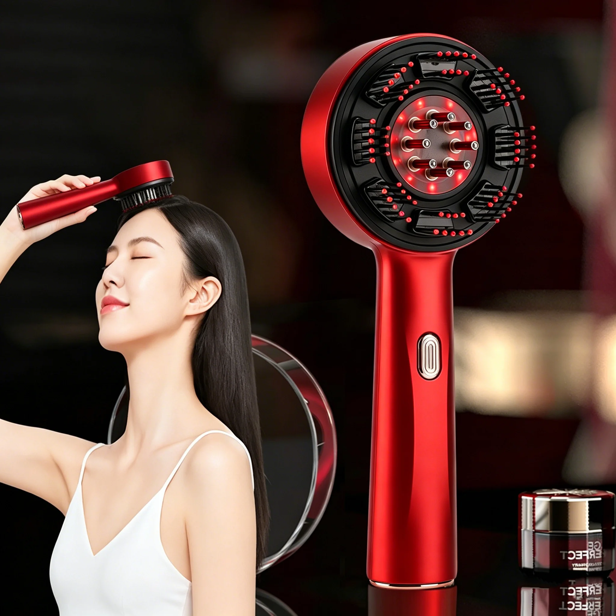 หวีนวดไฟฟ้าแบบพกพา หวีกระตุ้นร - Hair Care Essence บทวิจารณ์และราคา