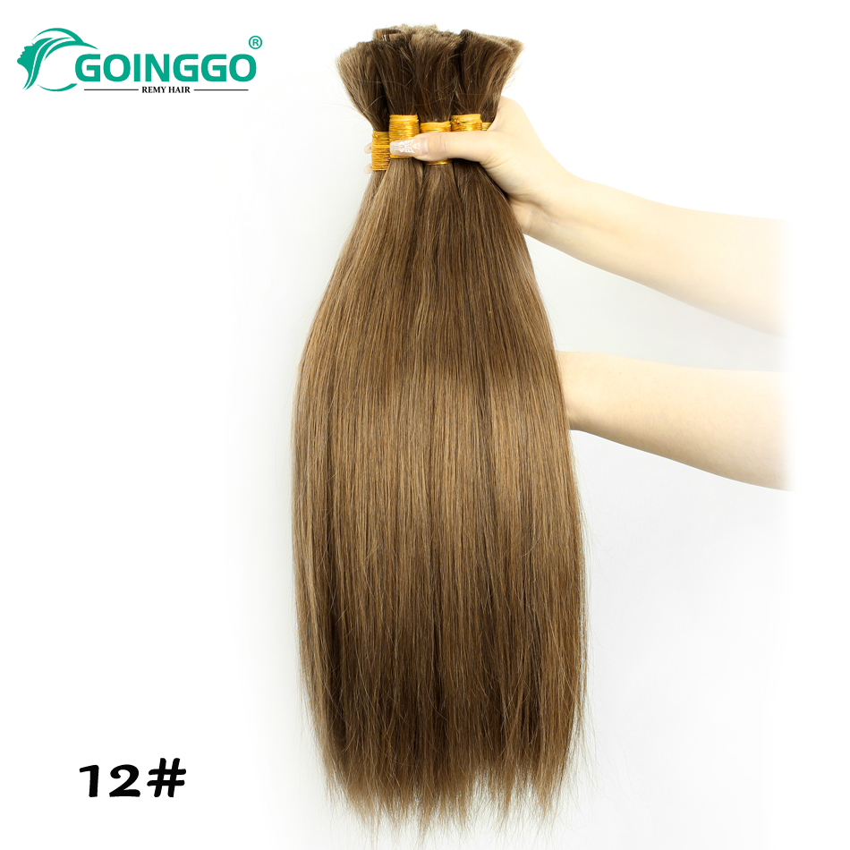 12 #   สีน้ำตาลทองตรงต่อผมมนุษ - Crochet Braiding Hair บทวิจารณ์และราคา