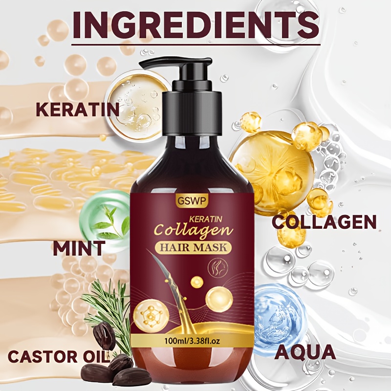 GSWP คอลลาเจน เคราติน แฮร์ มาส - Hair Care Heat Protectant บทวิจารณ์และราคา