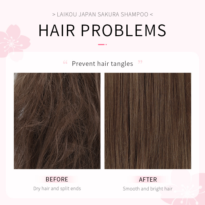 LAIKOU Japan Sakura แชมพูซ่อมแ - Hair Care Korean Products บทวิจารณ์และราคา