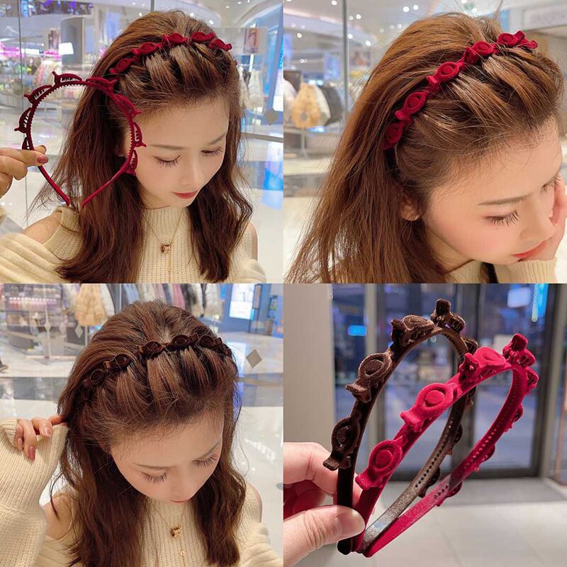 1/3 ชิ้น ที่คาดผมถักแบบกำมะหยี - Hair Care For Baby บทวิจารณ์และราคา