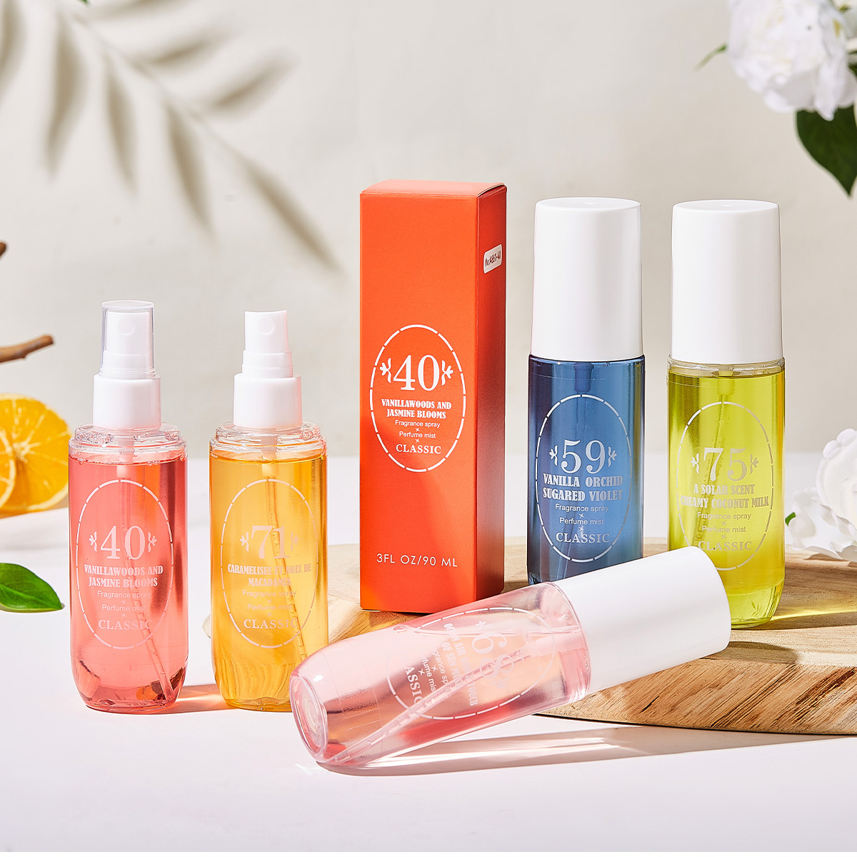 สเปรย์น้ำหอมสำหรับผิวกาย 5 กลิ - Hair Care Spray บทวิจารณ์และราคา