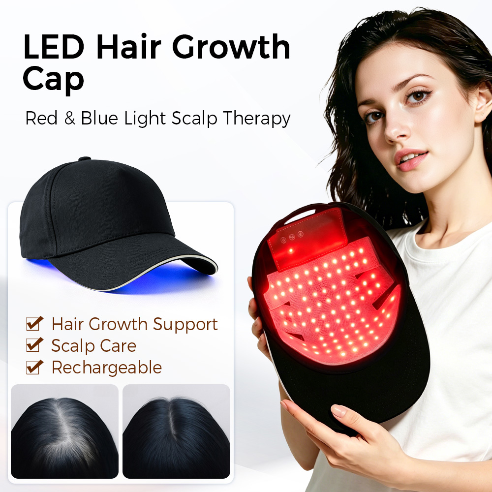 หมวกบำบัดผมด้วยแสง LED สีแดงแล - Hair Care Elseve บทวิจารณ์และราคา